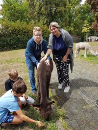 Ferienlager Machern 1-2023 - Wandern mit Alpakas