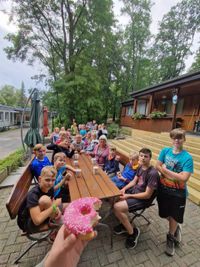 Ferienlager Machern 2-2023 - Donutpause